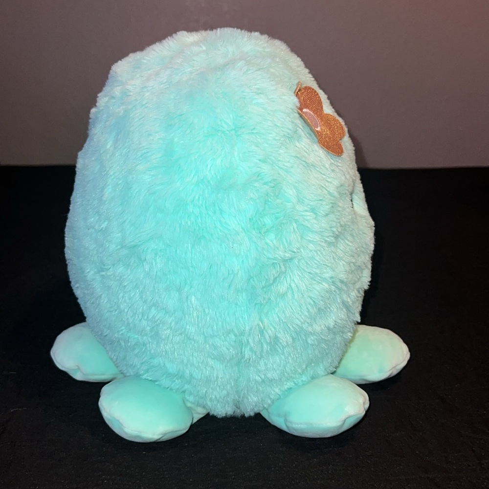 Squishmallows Ophelia The Octopus 12" Fuzzamallow Plush, FLOWER Green Belly RARE - Picture 3 of 14